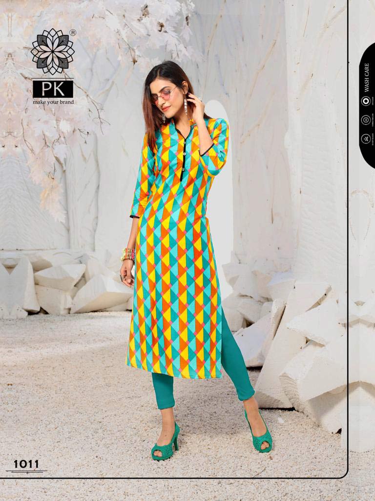 Pk Lifestyle Vol-2 Rayon Print Wholesale Kurti Pk Lifestyle Vol-2 Rayon Print Wholesale Kurti